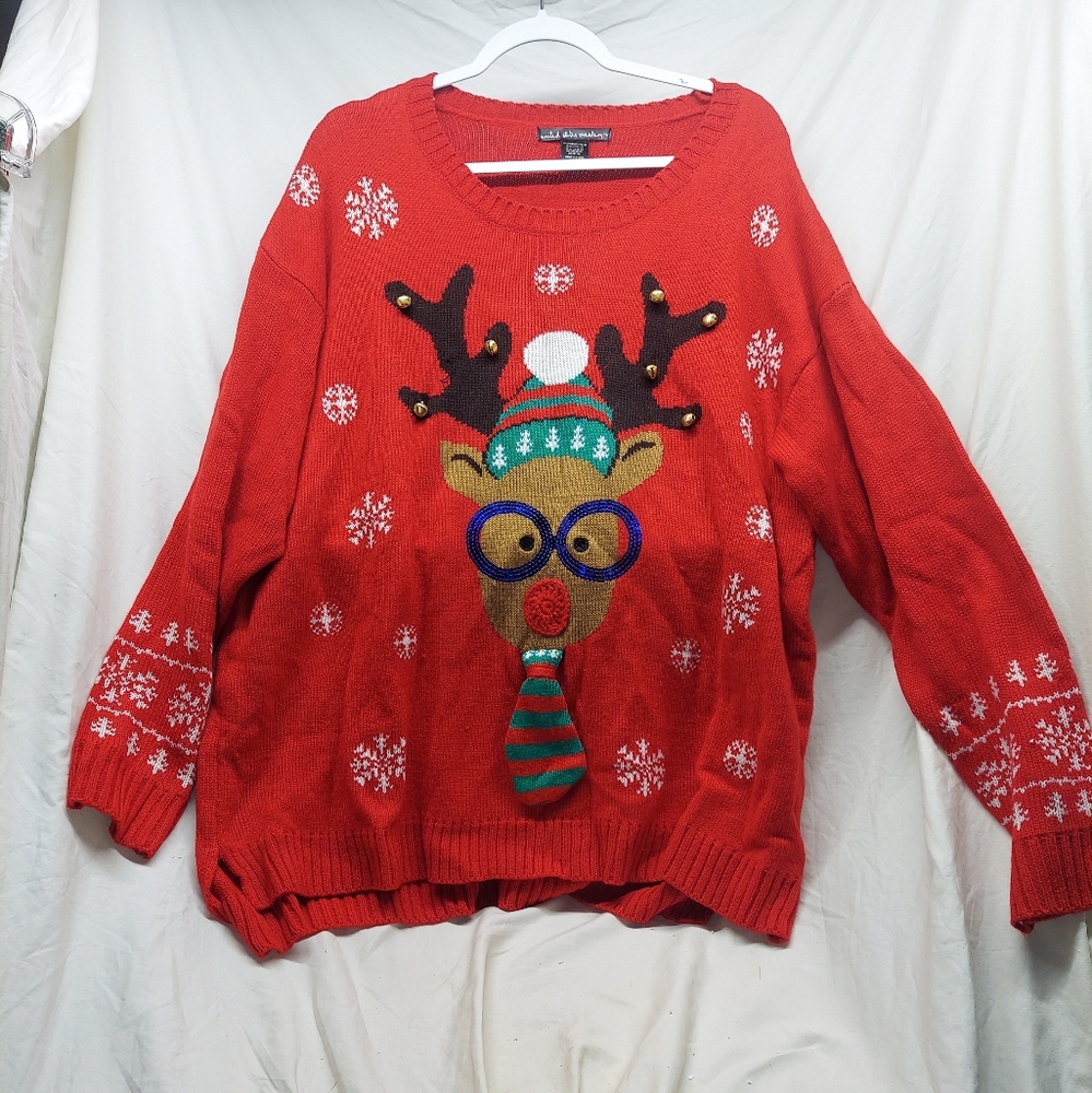 UNITED STATES SWEATER Xmas Ugly Christmas For Women 2XL